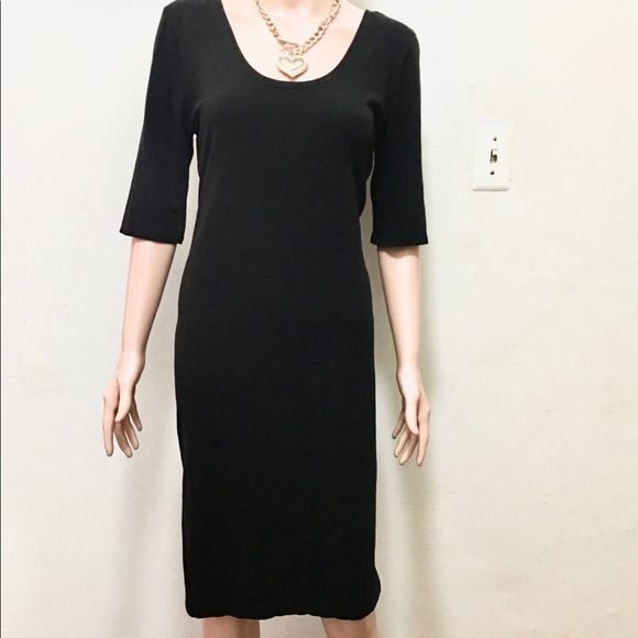 plus black bodycon dress